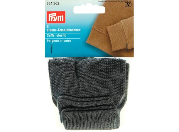 Elastiske ermer, grå